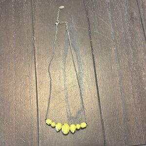 Claire’s Yellow Gemstone Necklace